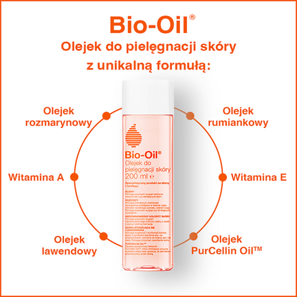 Bio-oil, specjalistyczny olejek do pielęgnacji skóry, 200 ml - 6001159111603