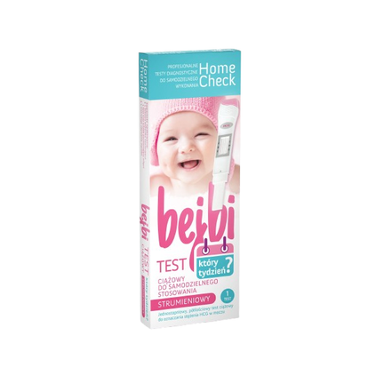 Test ciążowy Bejbi Który tydzień, strumieniowy, 1 sztuka - zdjęcie produktu