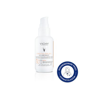 Vichy Capital Soleil, fluid koloryzujący przeciw fotostarzeniu się skóry SPF 50+, 40 ml