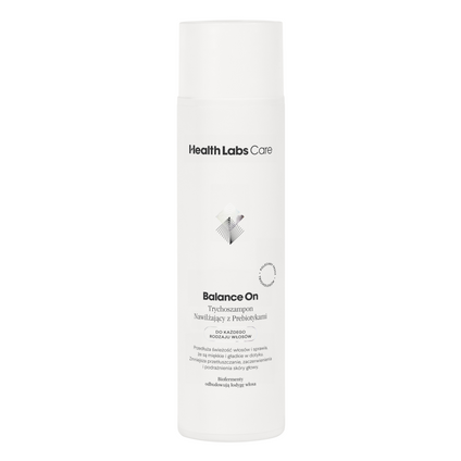 HEALTH LABS Health Labs Care Balance On, Trychoszampon nawilżający z prebiotykami, 250 ml