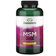 Swanson MSM - 500 mg, 250 kapsułek