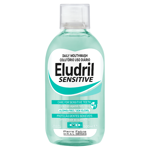 Eludril Sensitive, płyn do płukania jamy ustnej, 500 ml