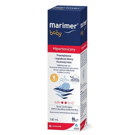 Marimer Baby, hipertoniczny spray do nosa, 100 ml - WYRÓB MEDYCZNY