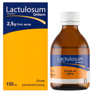 Lactulosum Orifarm, 2,5 g/5 ml, syrop, 150 ml