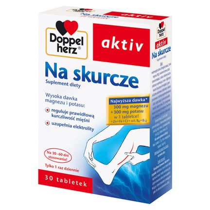 Doppelherz aktiv Na skurcze, 30 tabletek - zdjęcie produktu
