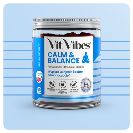 Vit Vibes Calm & Balance, 60 żelek - SUPLEMENT DIETY