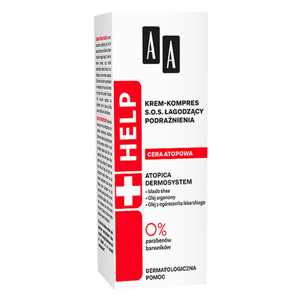 OCEANIC AA Help cera atopowa, krem-kompres S.O.S. łagodzący podrażnienia, 40 ml