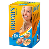 Dromin, drożdże, włosy, skóra, paznokcie, 100 tabletek
