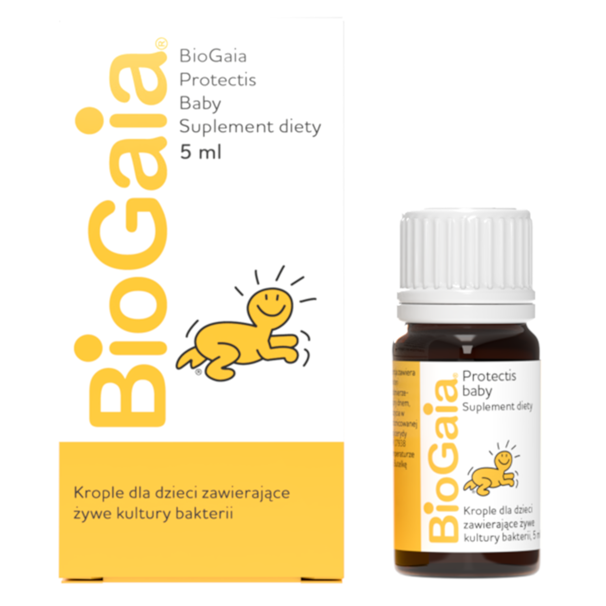 BioGaia Protectis Baby, probiotyczne krople dla dzieci, 5 ml | Apteline.pl
