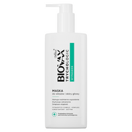 L'biotica Biovax Trychologic Wypadanie maska do włosów i skóry głowy, 200 ml