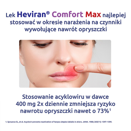 Heviran Comfort Max 400 mg, 30 tabletek - POLPHARMA
