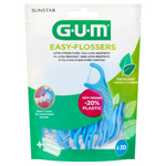 Gum Easy Flossers, nici dentystyczne na uchwycie, 30 sztuk