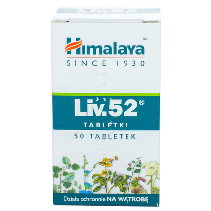 Liv. 52 Himalaya, 50 tabletek - zdjęcie produktu