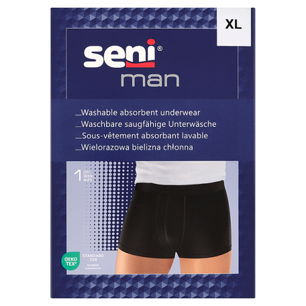 Wielorazowa bielizna chłonna dla mężczyzn Seni Man, rozmiar XL, 1 sztuka  - zdjęcie produktu