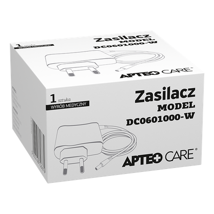 Zasilacz do ciśnieniomierza DC0601000-W APTEO CARE - zdjęcie produktu