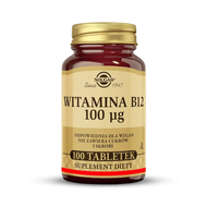 Solgar Witamina B12 100 µg, 100 tabletek