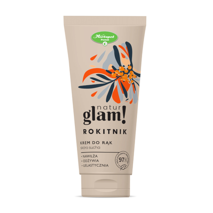 HERBAPOL POZNAŃ NaturGlam, krem do rąk, rokitnik, 100 ml