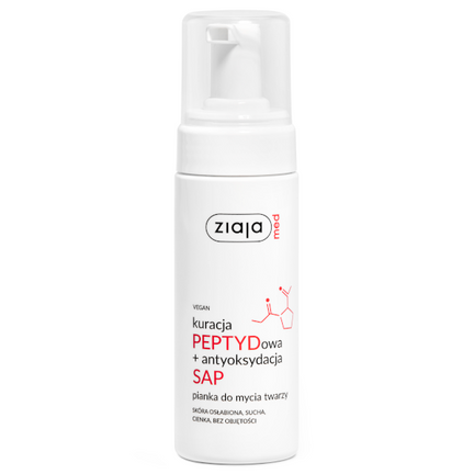 Ziaja Med, kuracja peptydowa, pianka do twarzy, 150 ml - zdjęcie produktu