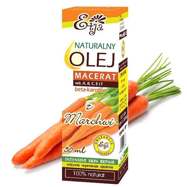Etja, naturalny olej macerat z marchwi, 50 ml