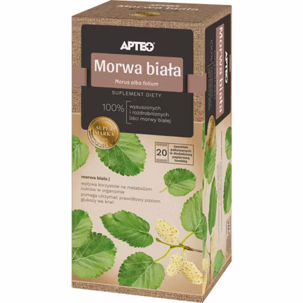 Morwa biała APTEO, 20 saszetek - zdjęcie produktu