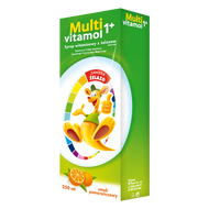 Multivitamol 1+, syrop witaminowy z żelazem, 250 ml