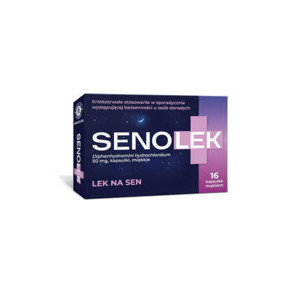 Senolek, 50 mg, 16 kapsułek miękkich - zdjęcie produktu