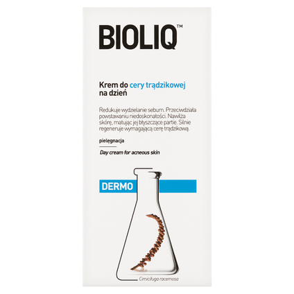 AFLOFARM Bioliq Dermo, krem do cery trądzikowej na dzień, 50 ml