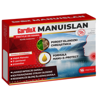 Gardlox Manuislan, 16 pastylek do ssania bez cukru