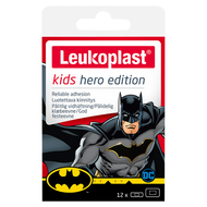 Leukoplast Kids Batman, zestaw plastrów dla dzieci, 12 sztuk