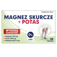 Magnez Skurcze + Potas, Laboratoria Polfa Łódź, 40 tabletek
