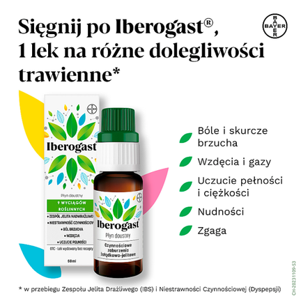 Iberogast, płyn doustny, 50 ml - Antybakteryjne, Przeciwzapalne