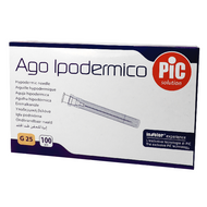 PIC igła iniekcyjna 0,5 x 25 mm, 100 sztuk