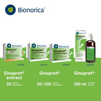 Sinupret, krople, 100 ml - Układ oddechowy