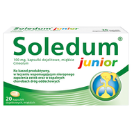 Soledum junior, 100 mg, 20 kapsułek dojelitowych