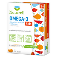 Naturell Omega-3 kids, 27 żelek