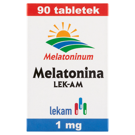 Melatonina LEK-AM 1 mg, 90 tabletek  - zdjęcie produktu