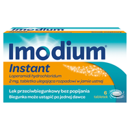 Imodium instant 2 mg, 6 tabletek
