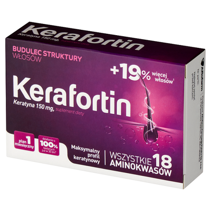 Kerafortin, 30 tabletek - SUPLEMENT DIETY