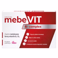 Mebevit B-Complex, 60 tabletek powlekanych