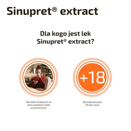 Sinupret extract, 20 tabletek drażowanych - TABLETKI