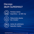 Ibum Supermax 600 mg, 20 kapsułek miękkich - PRODUKT LECZNICZY NIEREFUNDOWANY OTC