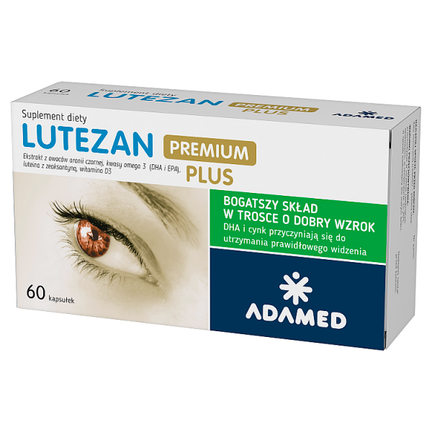 Lutezan premium Plus, 60 kapsułek  - SUPLEMENT DIETY