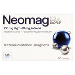Neomag B6, 100 mg+10 mg, 60 tabletek