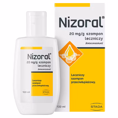 Nizoral, leczniczy szampon przeciwłupieżowy, 100 ml