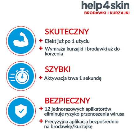 Help4Skin Brodawki i Kurzajki, aerozol, 50 ml - Dorosły