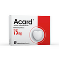 Acard 75 mg, 60 tabletek dojelitowych - PRODUKT LECZNICZY NIEREFUNDOWANY OTC