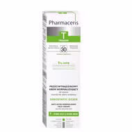 Pharmaceris T Sebostatic Day, przeciwtrądzikowy krem normalizujący, SPF 30, 40 ml