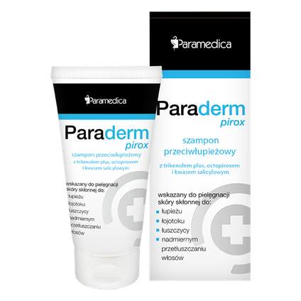 PARAMEDICA Paraderm Pirox, Anti-Schuppen-Shampoo, 150 g — Inhaltsstoffe i ocena
