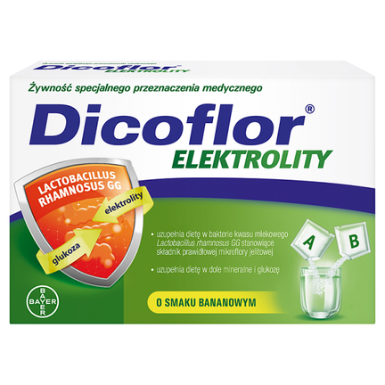Dicoflor Elektrolity, 6 porcji (12 saszetek) - zdjęcie produktu