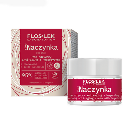 FLOS-LEK Floslek, stopNACZYNKA Krem odżywczy anti-aging z hesperydyną, 50 ml